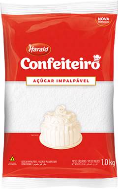  AÇÚCAR IMPALPÁVEL DE CONFEITEIRO HARALD 1 KG 