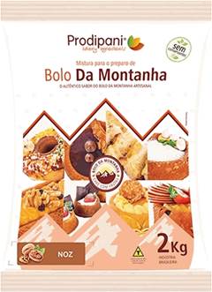  MISTURA PARA BOLO DA MONTANHA NOZES PRODIPANI 2 KG 