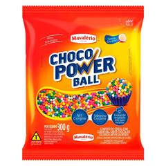 CHOCO POWER BALL COLORIDA 300G MAVALÉRIO
