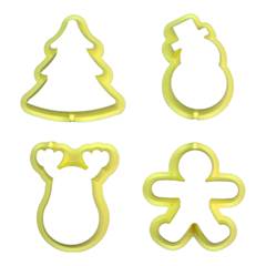 CORTADOR DE NATAL I BLUESTAR COM 4 PEÇAS