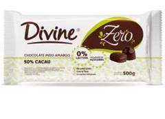 BARRA DE CHOCOLATE 50% CACAU DIET SEM LACTOSE 500G