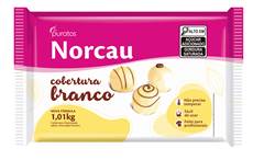 	COBERTURA DE CHOCOLATE BRANCO EM BARRA NORCAU PREMIUM 1,01KG	