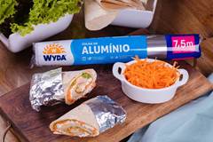 EMBALAGEM PAPEL ALUMÍNIO ”D10” 650ML COM 100 UNDS E SEM TAMPA WYDA