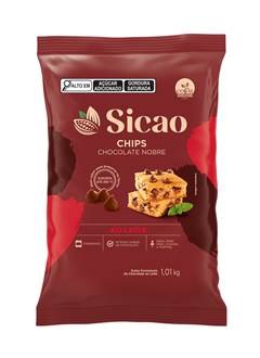 CHOCOLATE AO LEITE NOBRE SICAO CHIPS 1,01KG