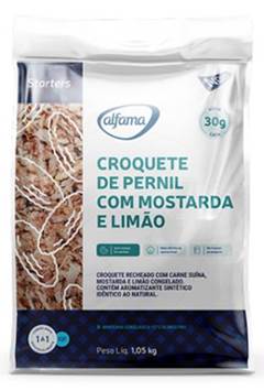 CROQUETE PERNIL C MOSTARDA E LIMAO 1,05K