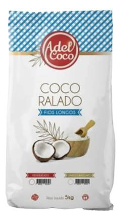 COCO RALADO FIOS LONGOS 5KG ADEL COCO