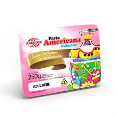 PASTA AMERICANA AMARELA ARCOLOR 250G