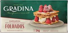 	MARGARINA FOLHADA GRADINA EM PLACA 2KG	