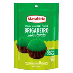 PÓ PARA PREPARO DE BRIGADEIRO SABOR LIMÃO MAVALÉRIO 45G