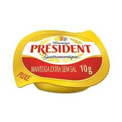MANTEIGA S/SAL 10G BLISTER PRESIDENT