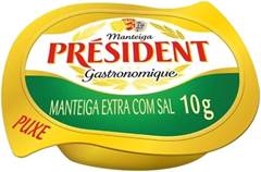 MANTEIGA C/SAL 10G BLISTER PRESIDENT