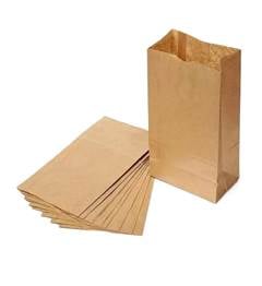 SACO KRAFT PARA DELIVERY LISO VINCO PP 25X18X12CM PACOTE COM 50 UNIDADES