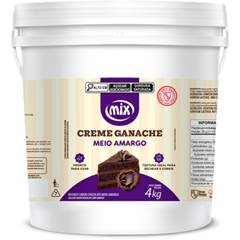 GANACHE SABOR CHOCOLATE MEIO AMARGO MIX 4KG